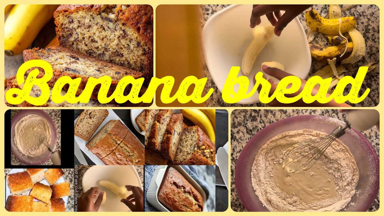 First time making BANANA BREAD 🍌✨