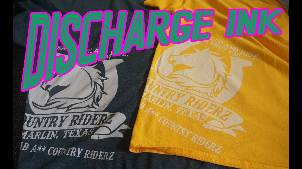 PRINTING WITH  DISCHARGE INK