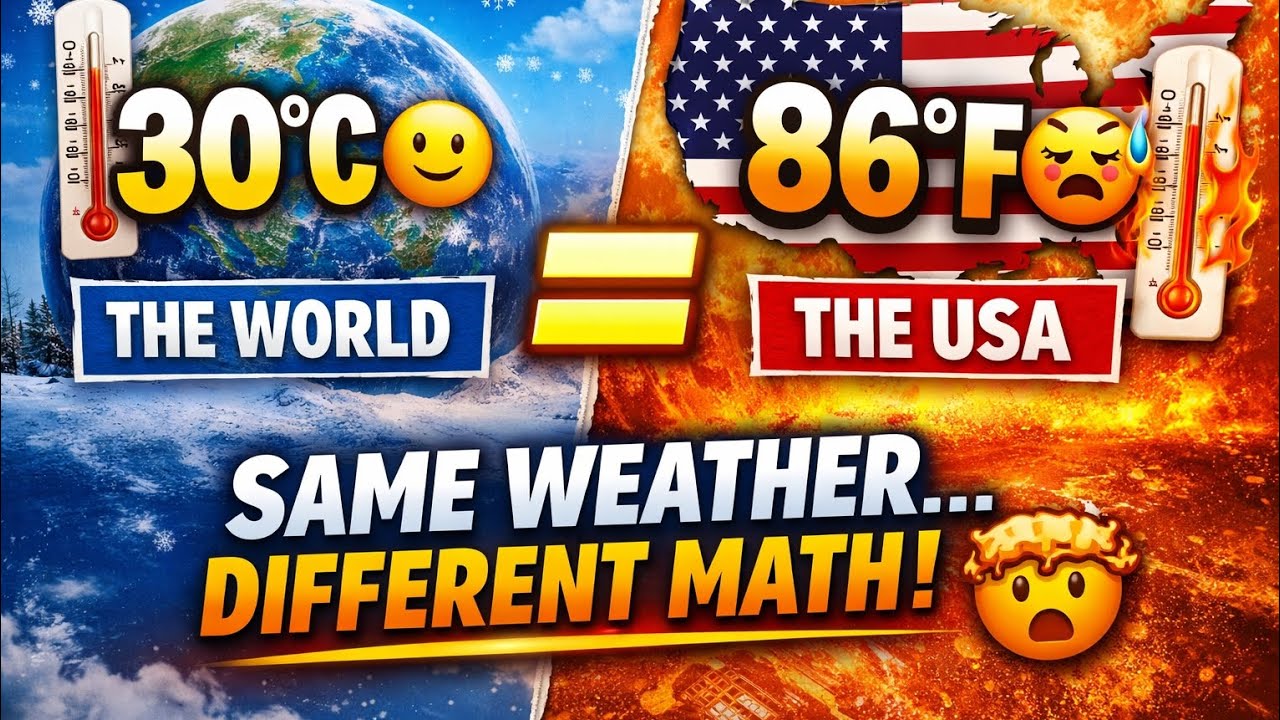 Why does America measure temperature like this?#USAWorld#OnlyInAmerica#AmericanLife#Facts#DidYouKnow