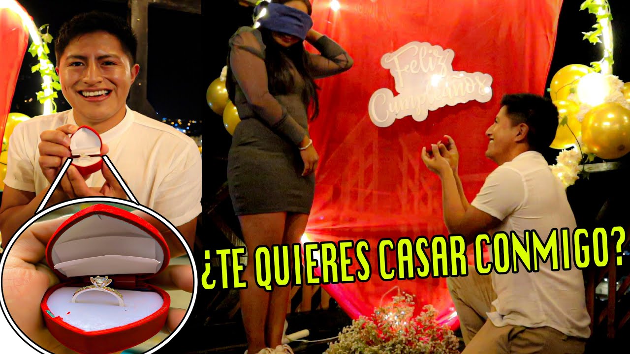 Le Pedí Matrimonio en su Cumpleaños