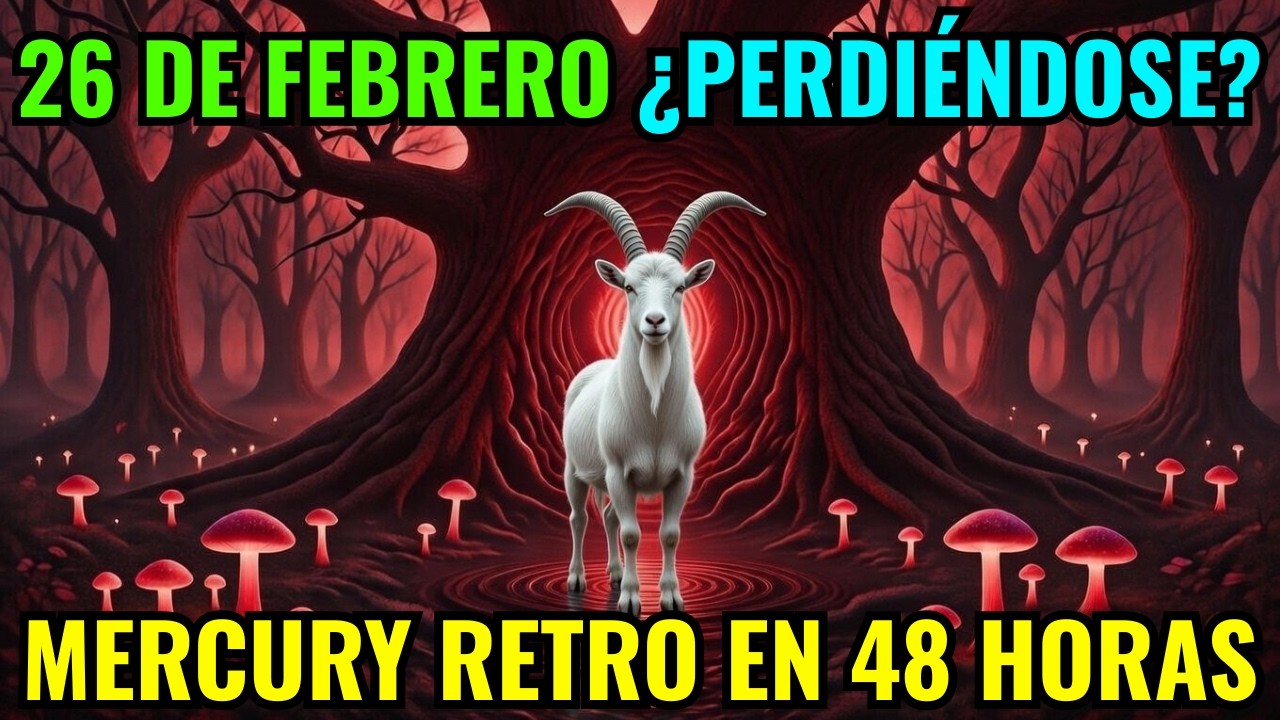 Capricornio: Mercurio retrógrado en 48 horas — Pero primero, ¿quién eres REALMENTE? 😶