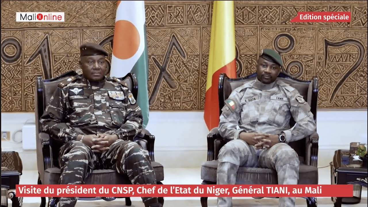 VISITE DU GÉNÉRAL TIANI AU MALI