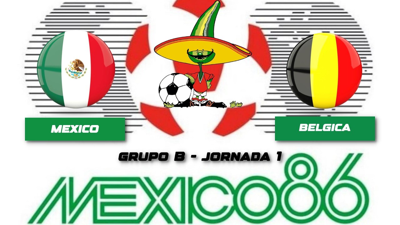 PES2021 - MUNDIAL MEXICO 86 | GRUPO B - DIA 1 | 🇲🇽 México 🆚 🇧🇪 Bélgica | FUMA