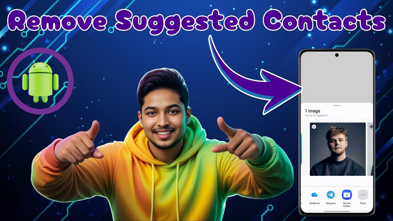 How To Remove Suggested Contacts When Sharing Photos On Android | Clean Share Panel
