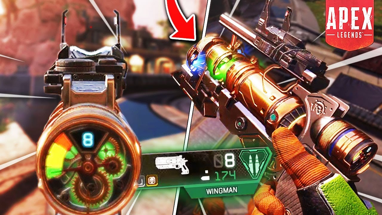 The NEW Tier 100 Battlepass Wingman Skin is Reactive! - PS4 Apex Legends