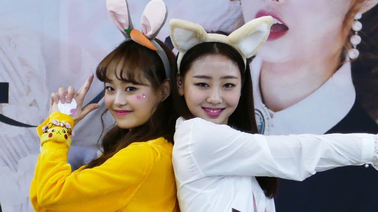 [18.01.27] 이달의 소녀 이브 & 츄 (LOONA/Yves/Chuu) - 롯데몰 김포공항점 팬사인회 엔딩 멘트 & 포토타임 직캠 4K Fancam