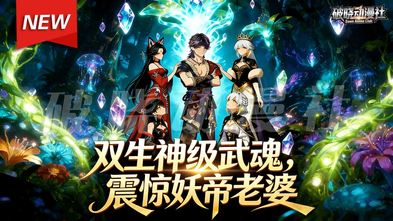 MULTISUB📢新番上线《双生神级武魂，震惊妖帝老婆》第1~80集丨洛凡尘意外获得系统金手指，穿越到魂武大陆，绑定妖族女帝九尾狐老婆，获得无敌体质、史上最强双生武魂，碾压各路天才！#破晓动漫社