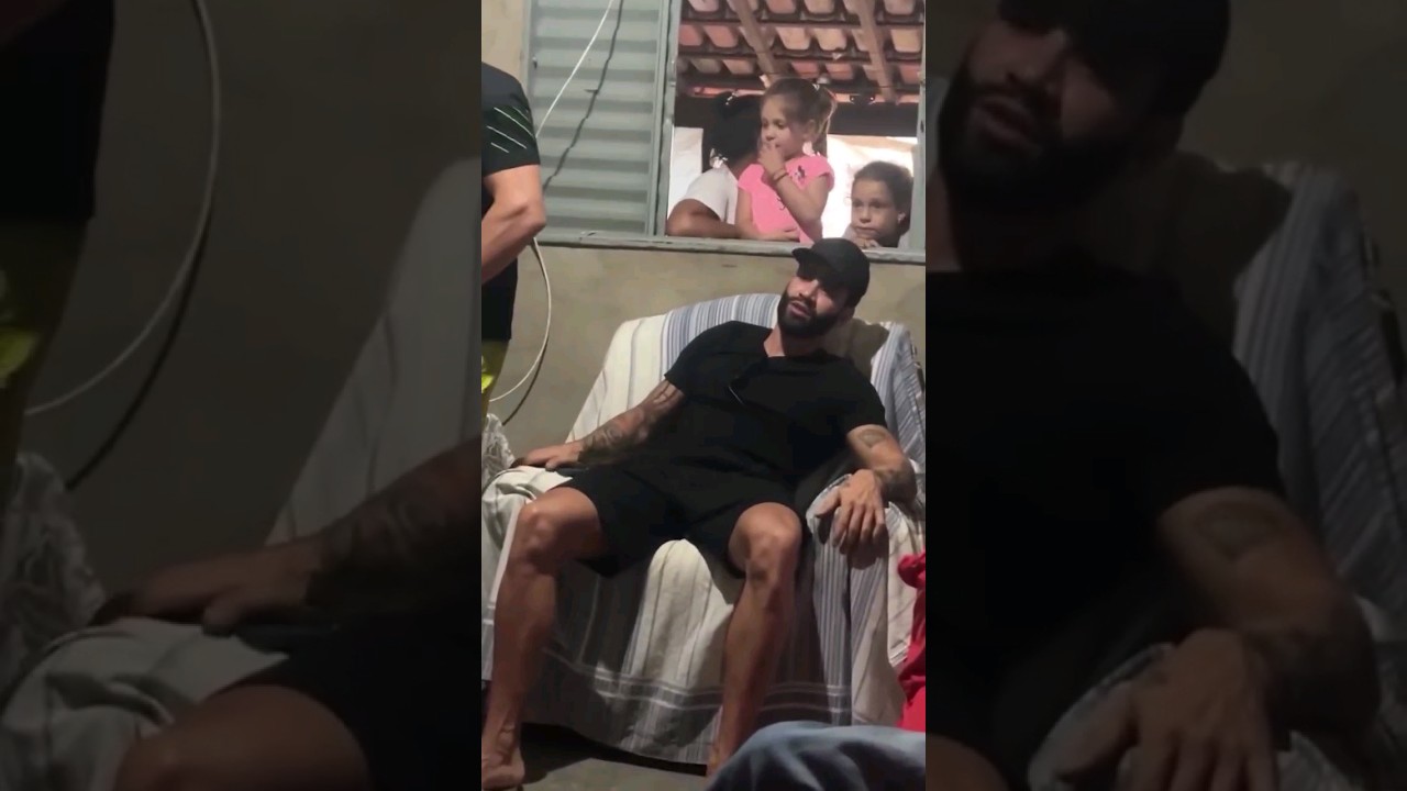 Gusttavo Lima visitando os tios e amigos no Em Patos de Minas Interior de Minas Gerais 💜🎙🪄🌻