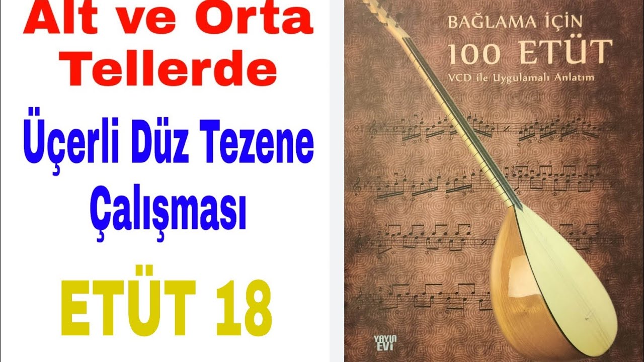Alt ve Orta Tel Hakimiyeti -  Üçerli Düz Tezene Çalışması - Etüt 18