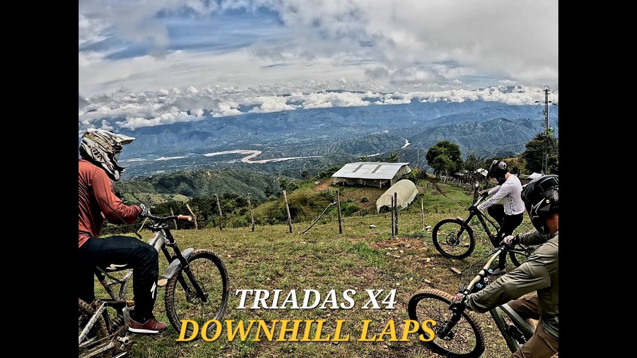 DOWNHILL/ MTB ⚠️ DECENSO POR CAMINO REAL ⚡ @ TRIADAS SANTAFE ANTIOQUIA #bikes #mtb #downhill