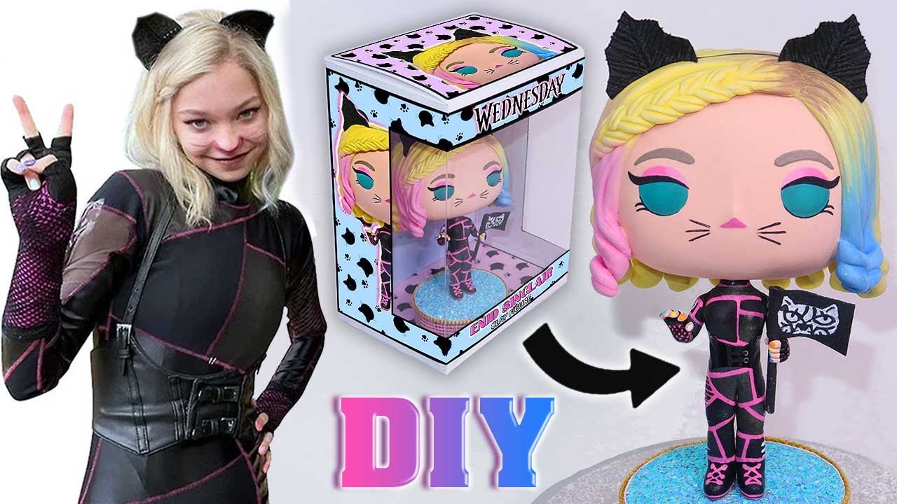 100% DIY: Crea tu propia Funko Pop de Enid Sinclair de Gatita en Miércoles / Merlina Addams