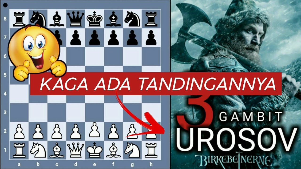 TOP 3 JEBAKAN CATUR MEMATIKAN - UROSOV GAMBIT | Catur Gila