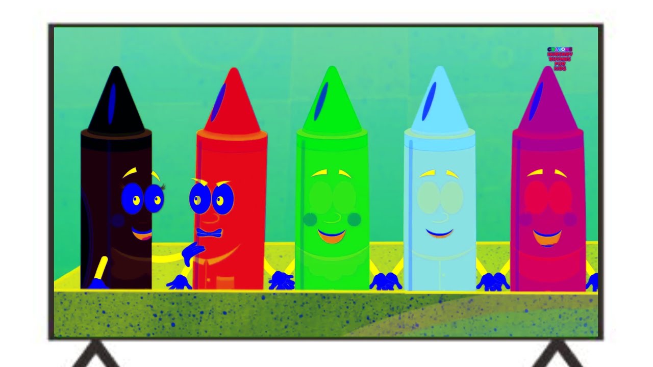 Crayons Ten In The Bed Effects | Color Compilation