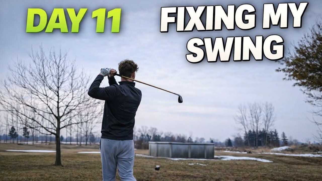 Range session before my round (day 11 of  fixing a golf swing