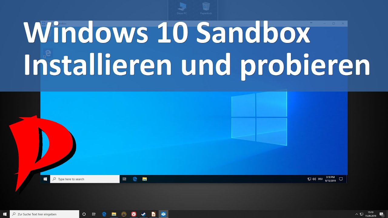 Windows 10 | Sandbox | Installieren und benutzen