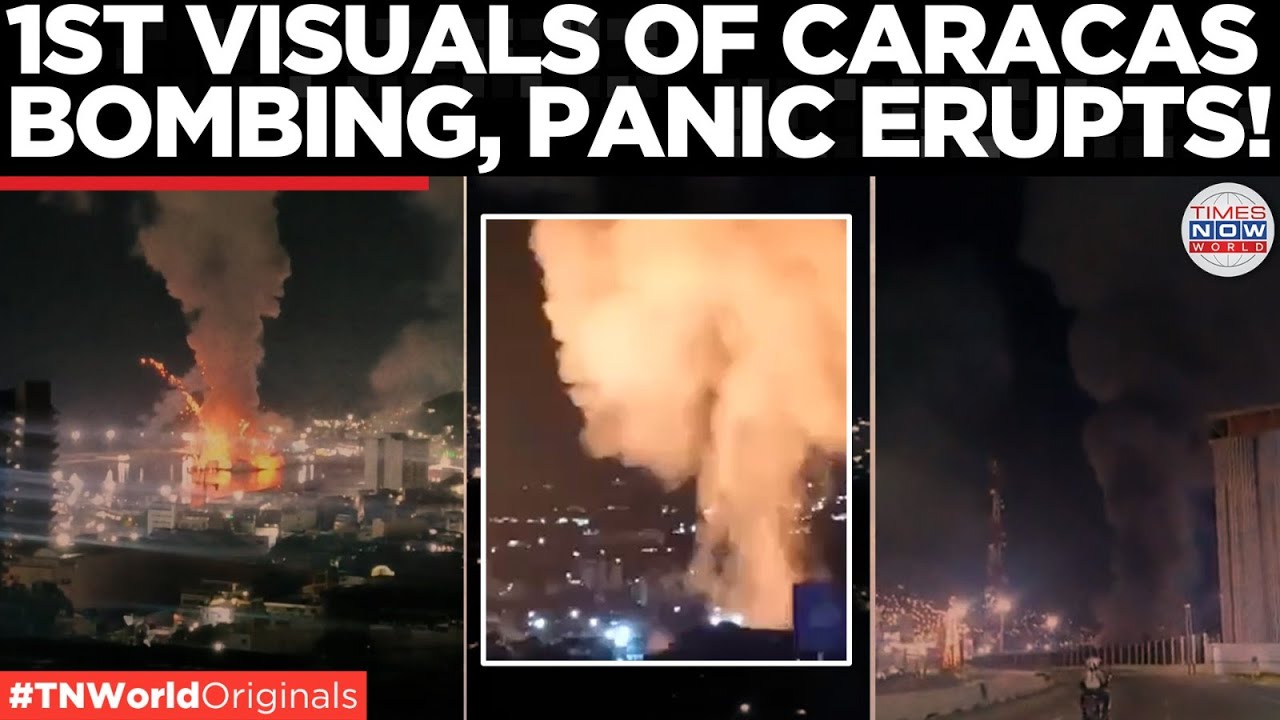 CARACAS UNDER ATTACK? 7 Huge Explosions and Blackout in Venezuela!