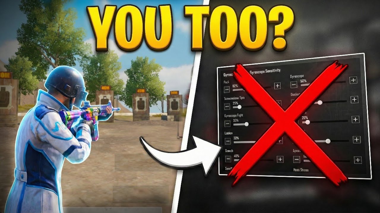 99% of BGMI Players Set Gyro Sensitivity Wrong !