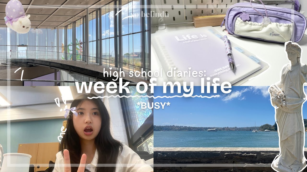 • highschool diaries: week of my life 🎶🪽|| art excursion, studying, hanging out, and more •