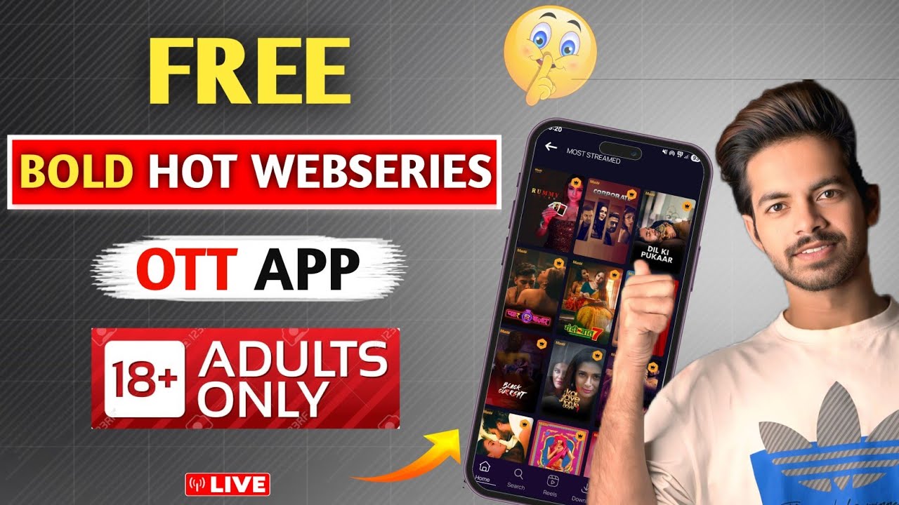 Top 3 Bold Hot Webseries App 2025 | Hot webseries Kaise Dekhe | Top 3 best ott app | legal method