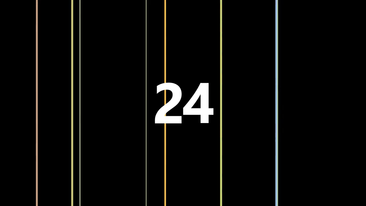 Countdown Timer with Gradient-Bars [69 Seconds]