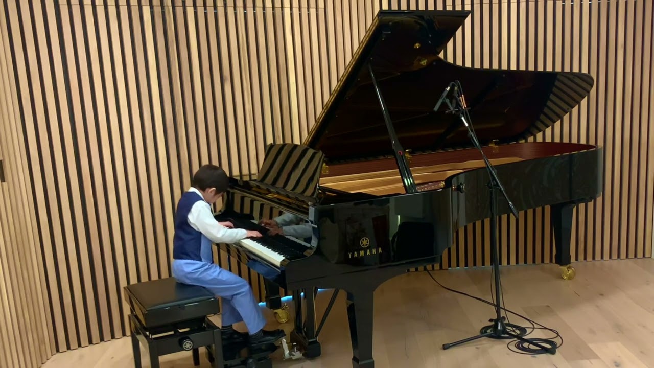 Caden Chan (age 6) plays Chopin Nocturne in F minor, Op. 55 No. 1