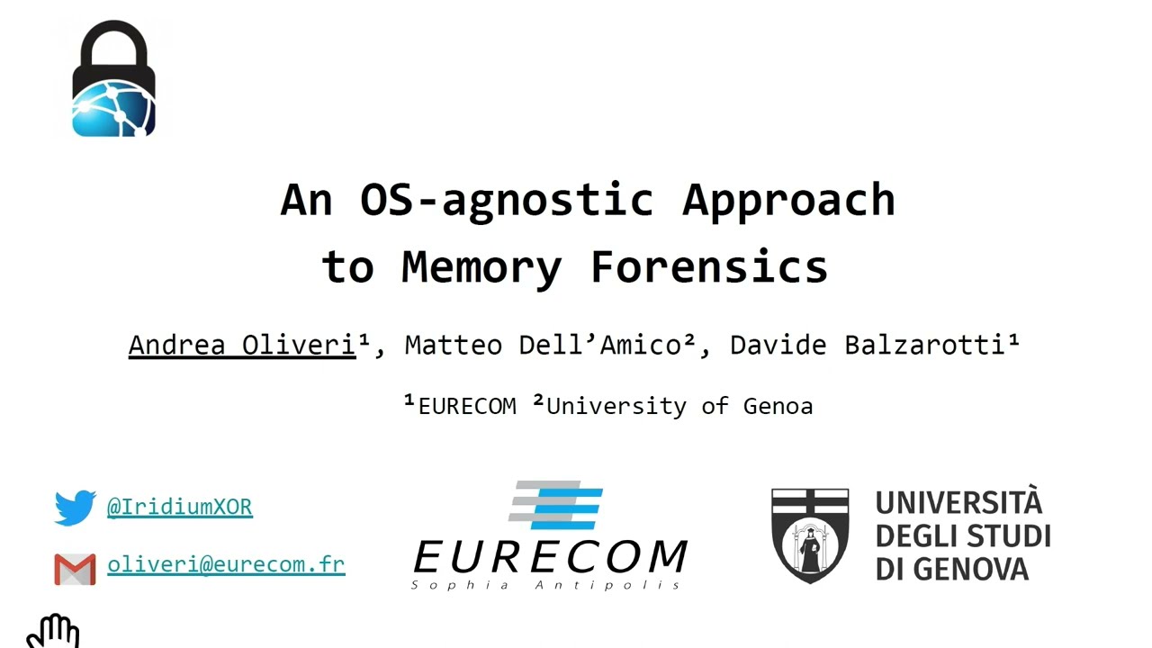 NDSS 2023 - An OS-agnostic Approach to Memory Forensics