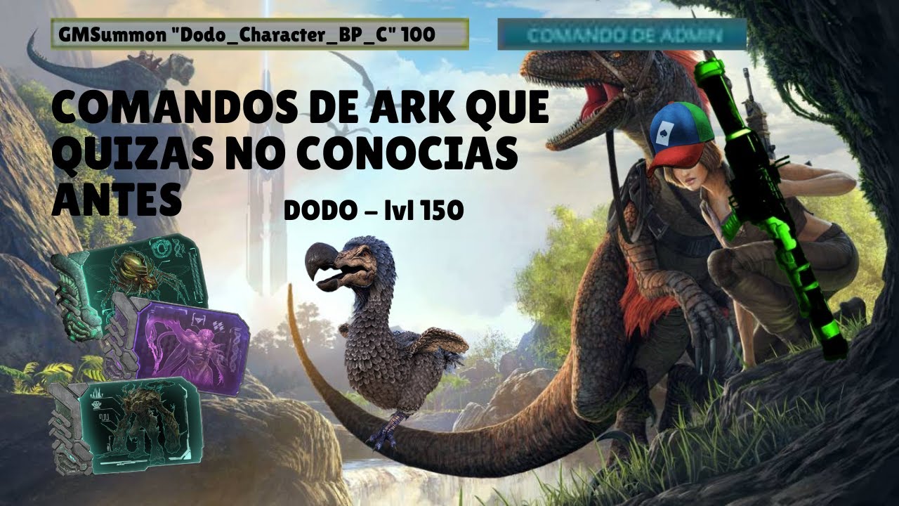 COMANDOS QUE QUIZAS NO CONOCIAS EN ARK!!!