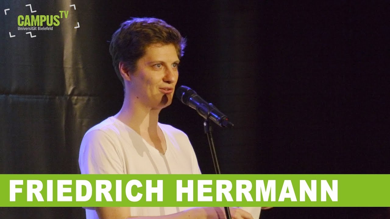 Gewinnertext - 12. Hörsaalslam: Friedrich Herrmann - Campus TV Uni Bielefeld
