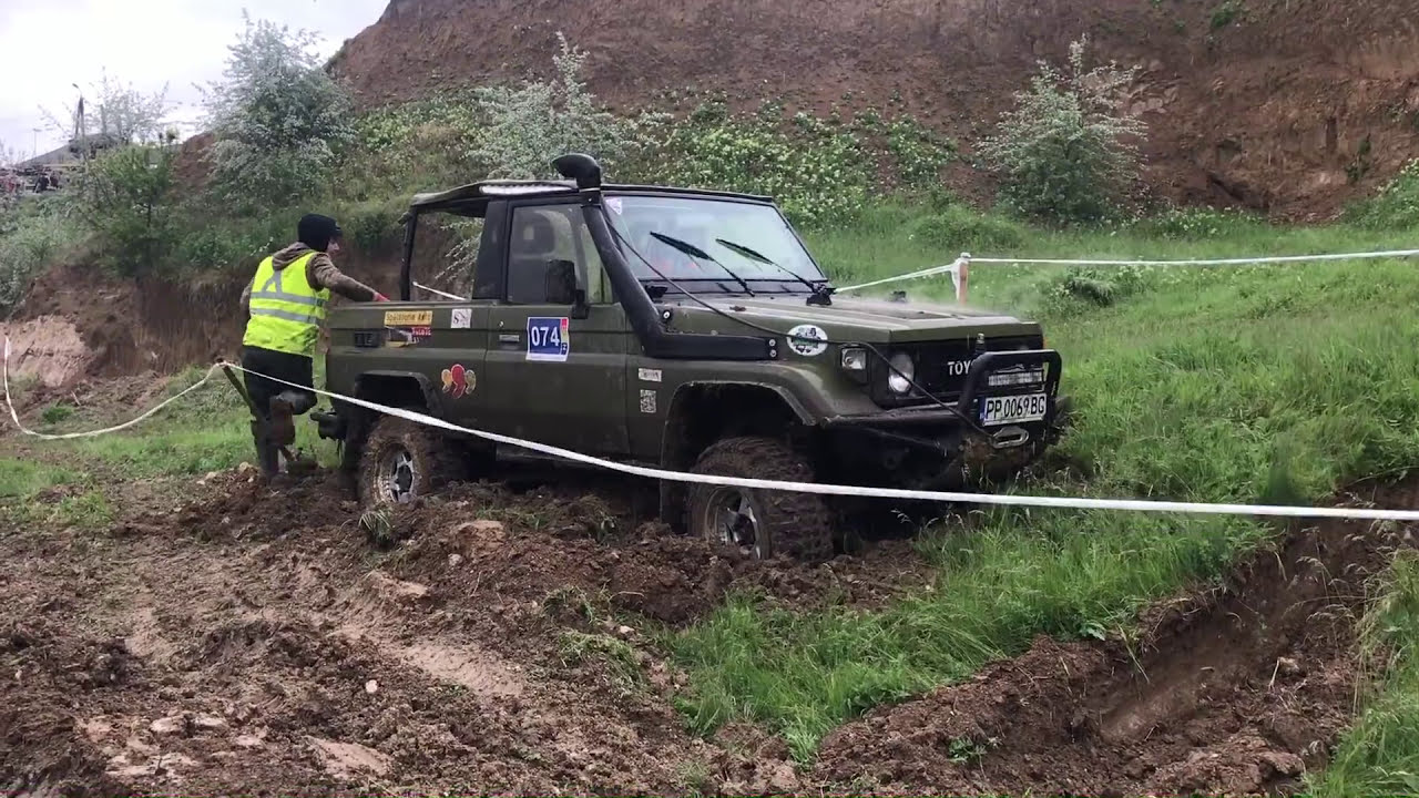 Чемпионат РМ по джип-триалу 2017.  Toyota Land Cruiser 70
