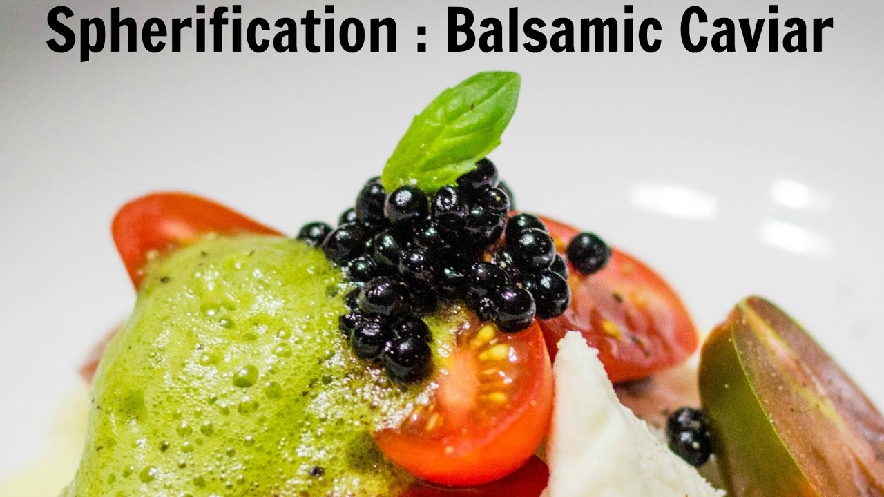 Molecular Gastronomy Quick Tip - Balsamic Caviar - SamCanChef
