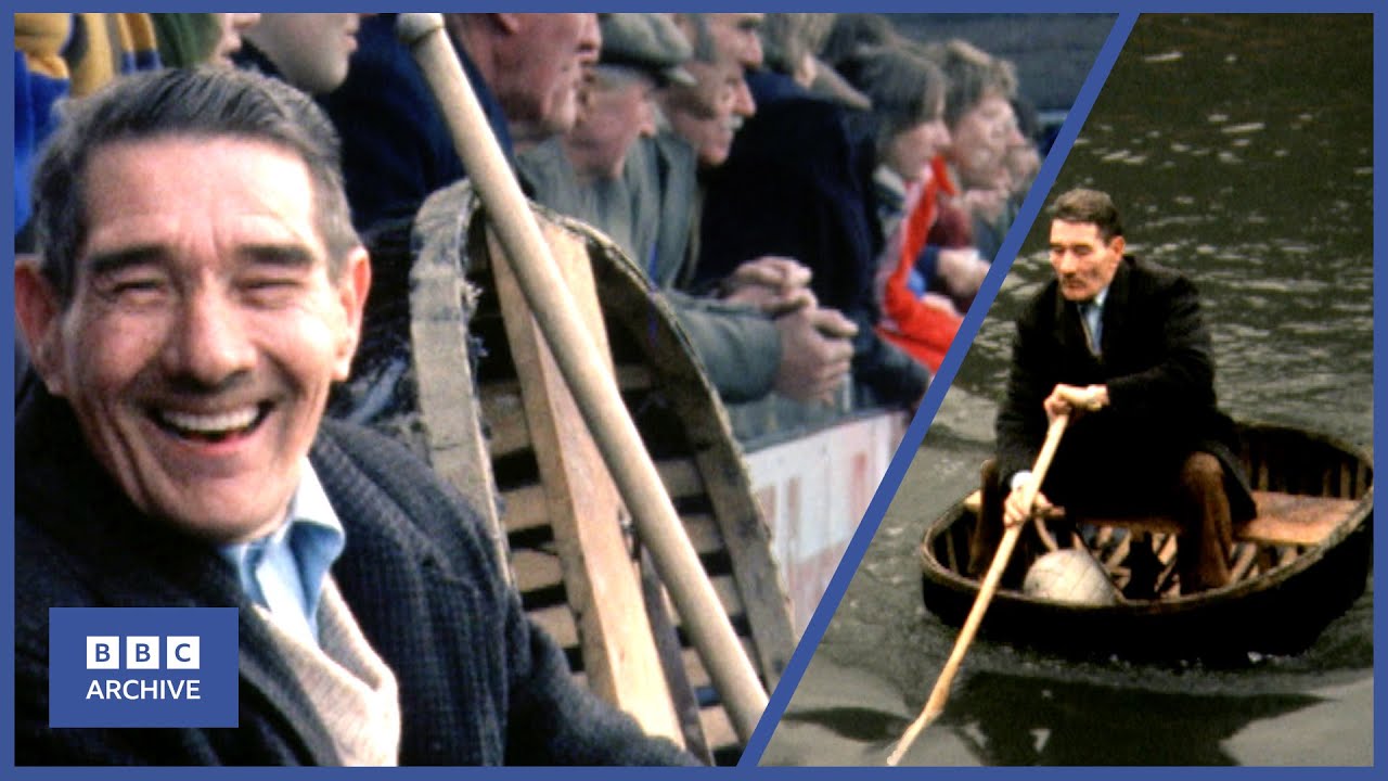 1975: Shrewsbury Town FC's BOATING BALL BOY | Nationwide | Classic BBC Sport | BBC Archive