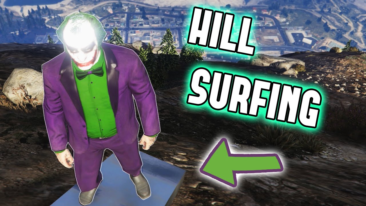 GTA 5 Mods - SURFING MT. CHILIAD - (GTA V PC - Fun With Mods)