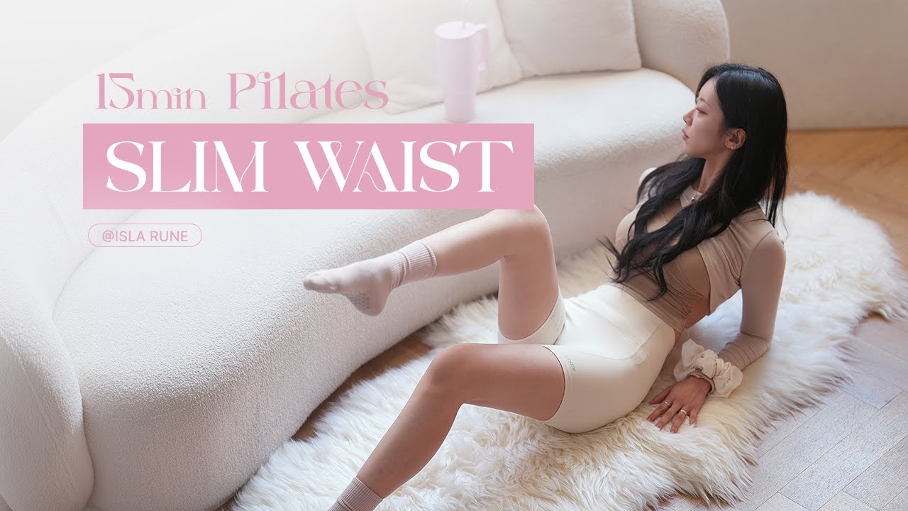 15MIN Pilates Slim Waist Workout || Deep Core Burn for Flat Stomach & Hourglass Shape (No Equipment)