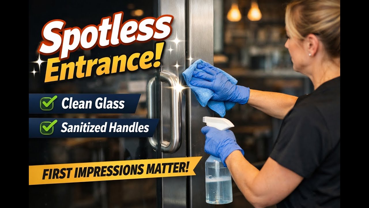 Restaurant Entrance Cleaning | High Touch Areas That Make First Impressions Count