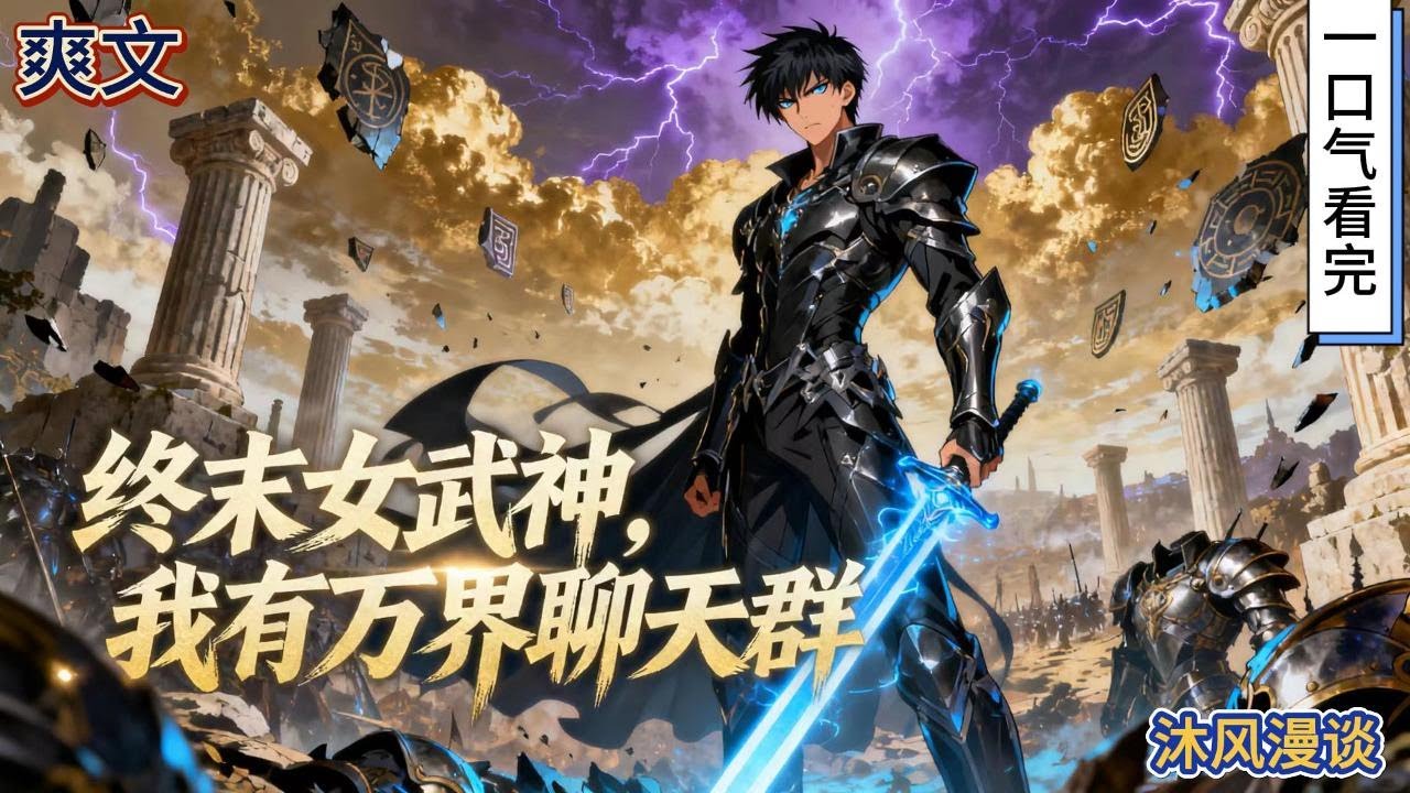 完结《终末女武神，我有万界聊天群》终末女武神世界，西方众神即将灭绝人类。勋羽携诸天万界聊天群降临。仙境传说之战开启，人类和众神各自需要派出十三名代表参战……動漫 #穿越#有声漫画#爽文#玄幻 #无敌