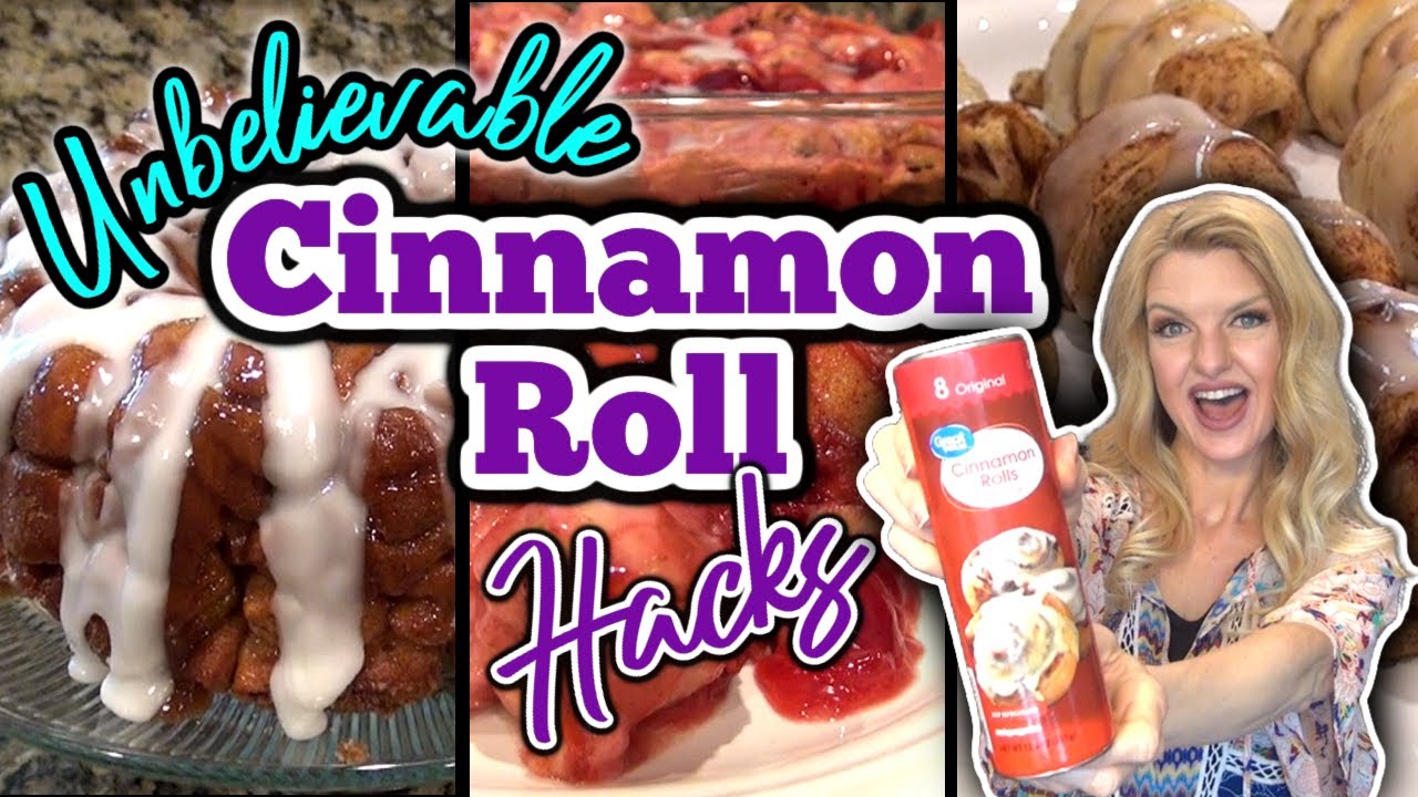 Brilliant CINNAMON ROLL HACKS that will BLOW YOUR MIND! | Ways To Use CANNED CINNAMON ROLLS