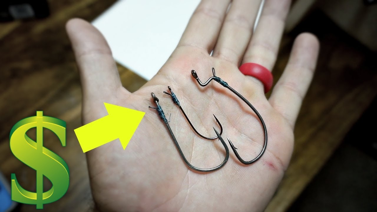 How to add a Cheap & Easy Bait Keeper to ANY FISHING HOOK!!