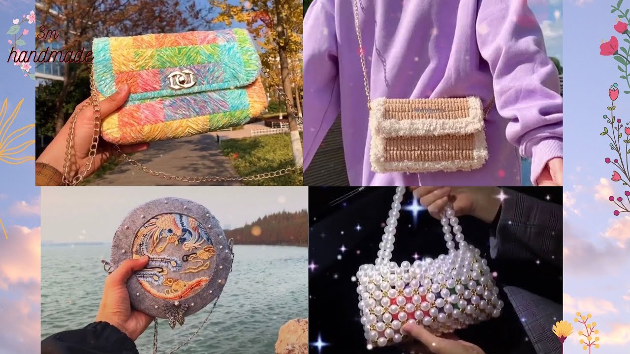 [Douyin] chuỗi series khoe túi handmade tự làm || Bạn trai nhà người ta làm túi tặng bạn gái.