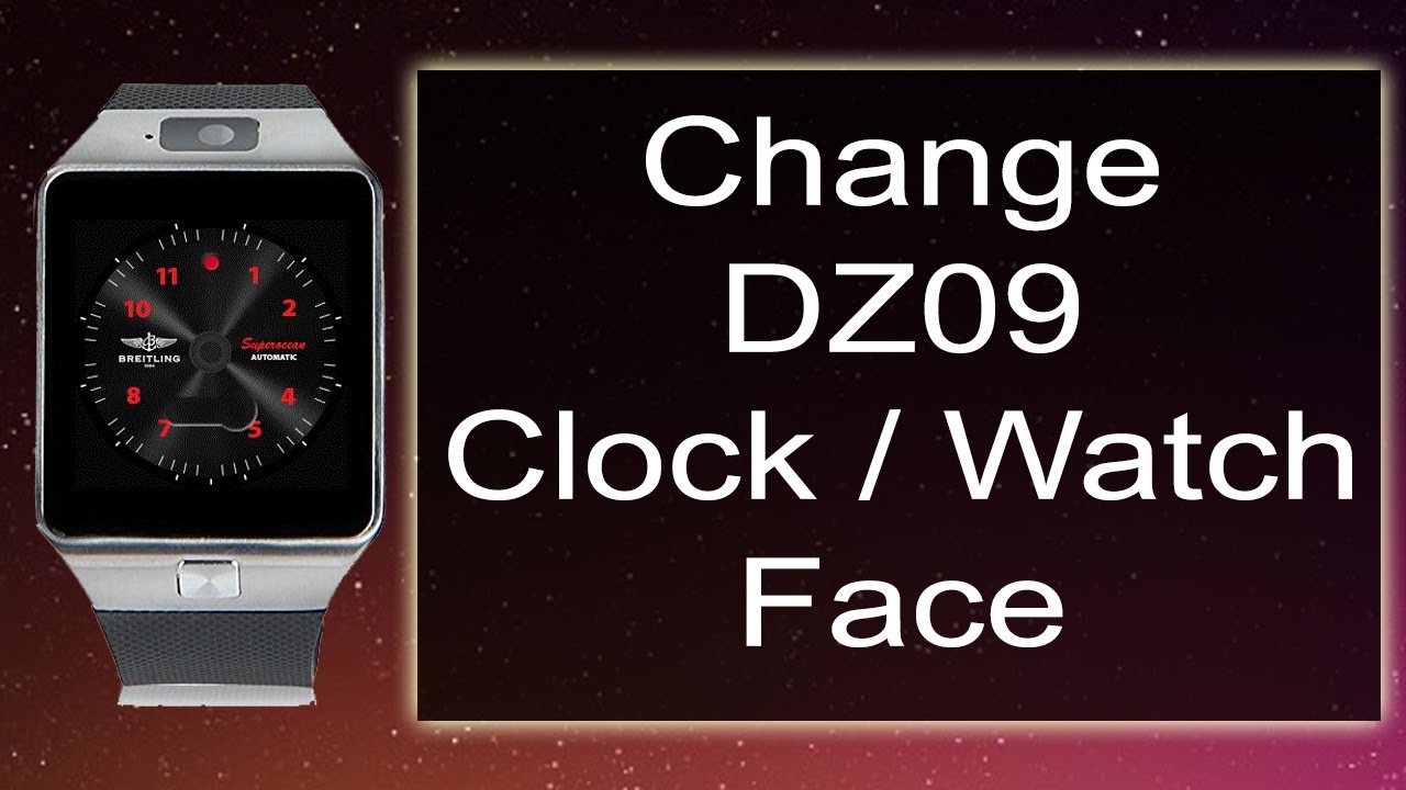 How to Change Watch Face or Clock Face on DZ09 Smartwatch ⌚🔥