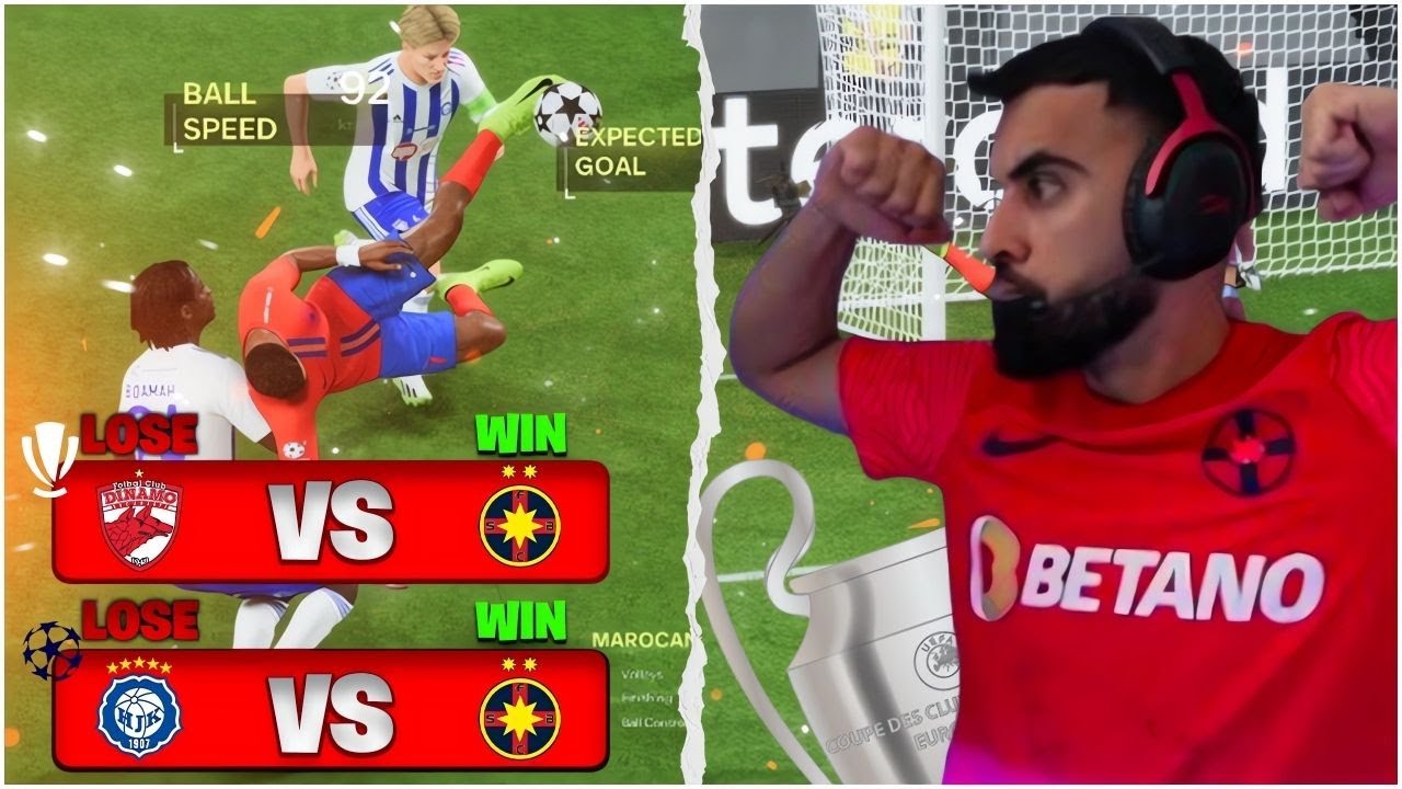 AM DUS-O PE FCSB IN CHAMPIONS LEAGUE + REVANSA CU DINAMO❤️💙