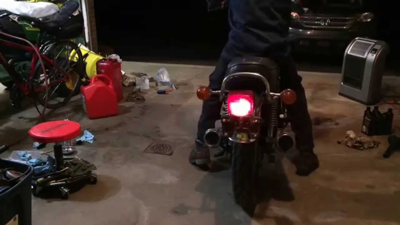 1978 Honda Hawk Cb400T First Start!  Also Air Filter, Battery, and Gas Tank