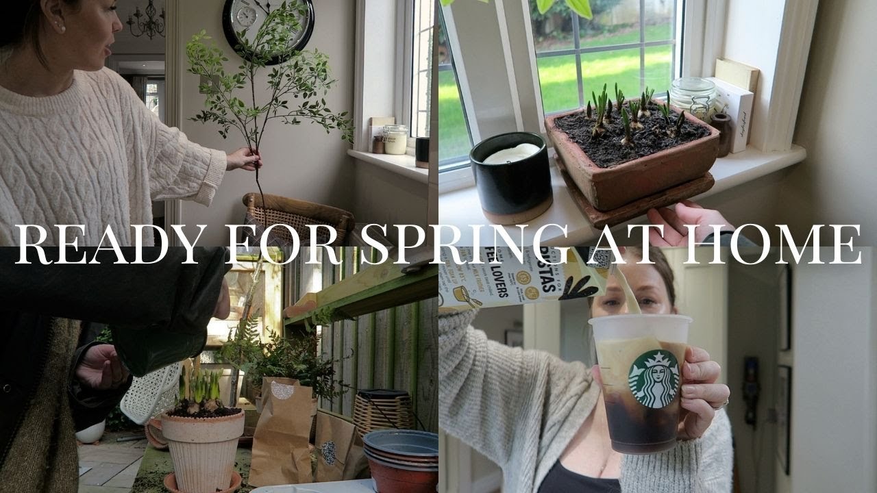 Getting spring ready & home updates | weekend at home | homemade starbucks | ByEmmaLouise