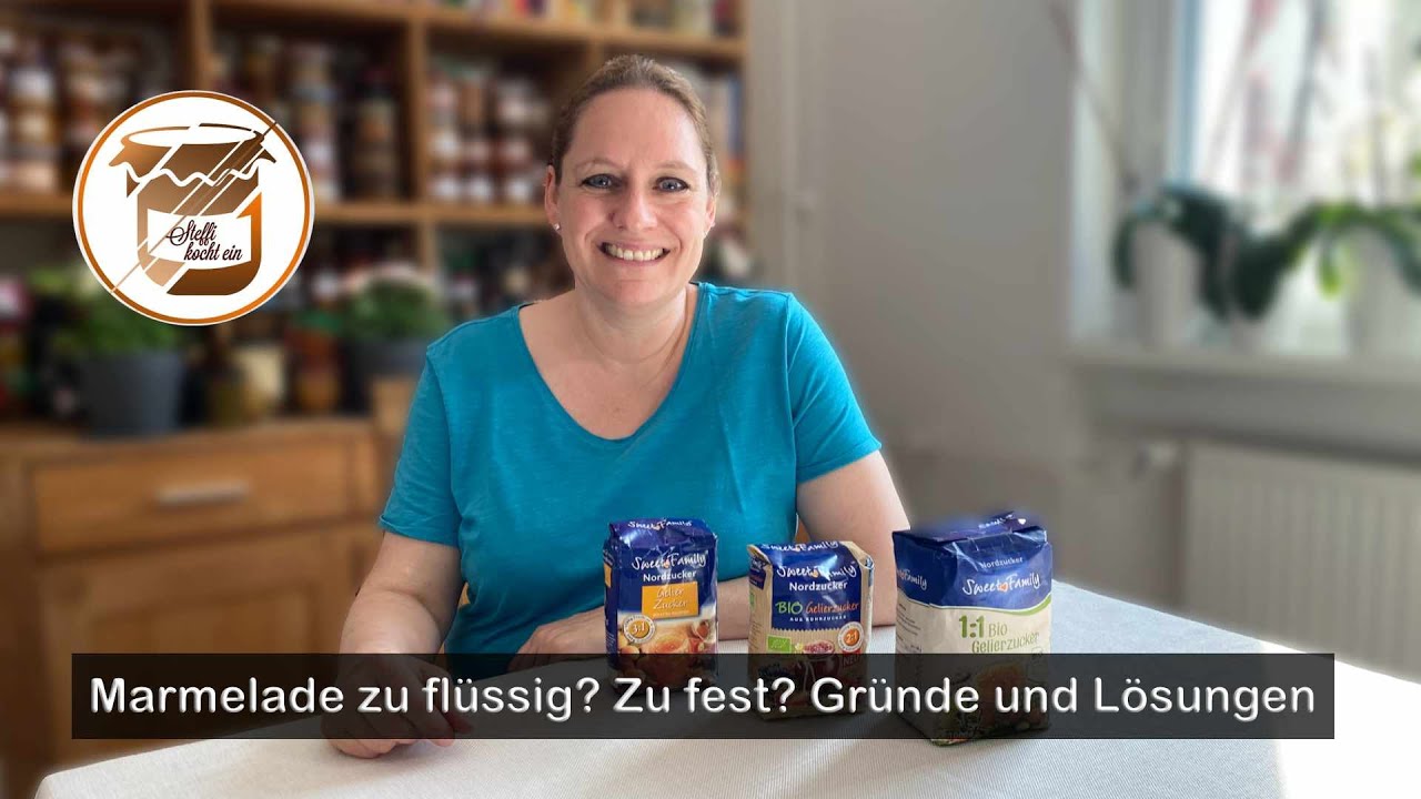 Marmelade zu flüssig? Zu fest? Gründe und Lösungen gibt's hier! 😀