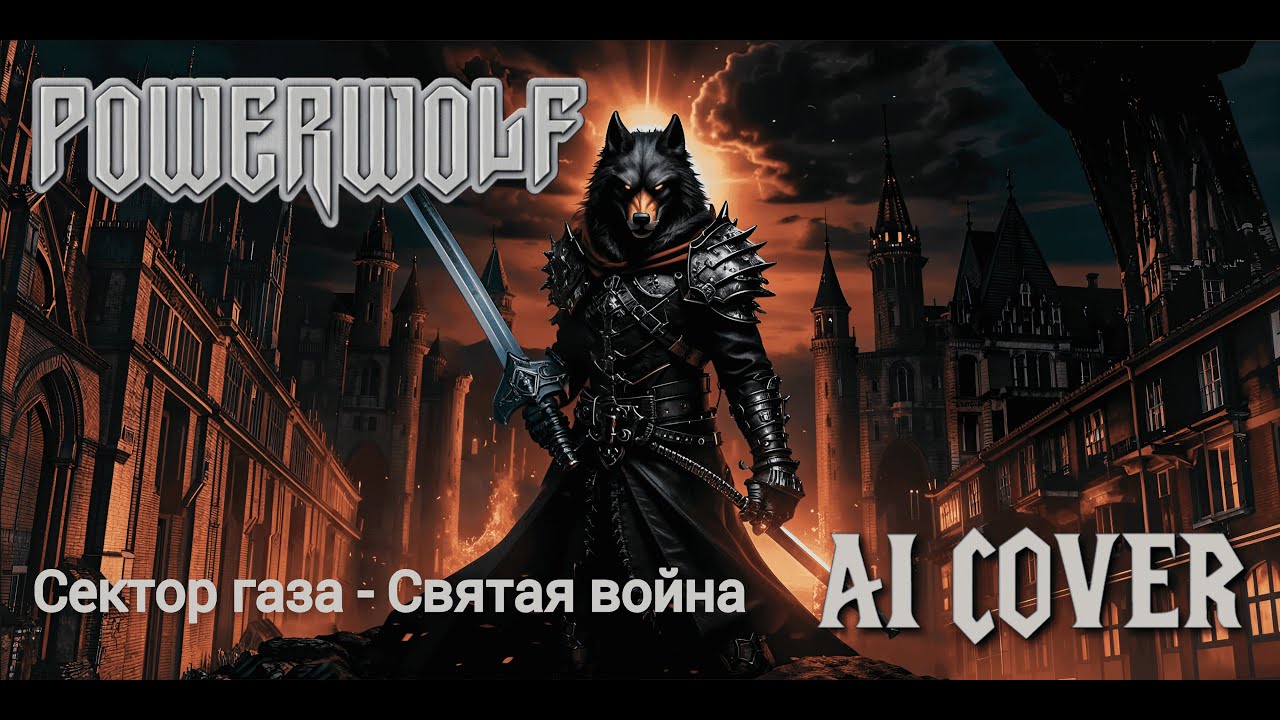 Сектор газа - Святая война, но это Powerwolf (udio ai)