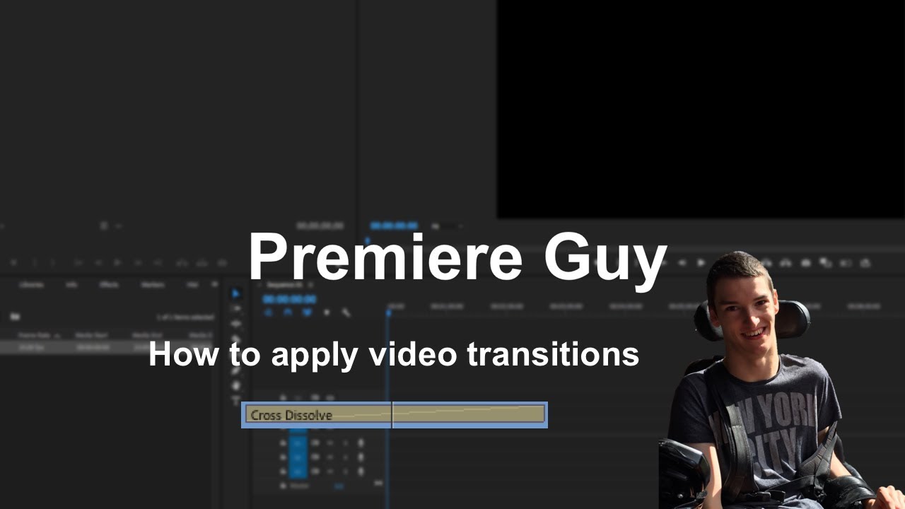Premiere Pro CC - How to apply video transitions