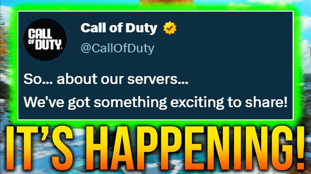 New Call Of Duty SERVER UPDATES Are MASSIVE!