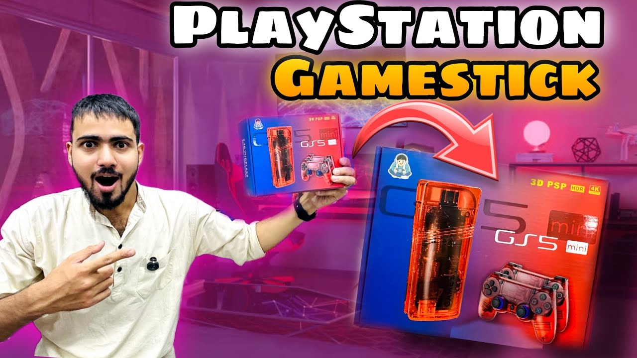 GS 5 mini 3D PSP Gamestick🔥Wireless Game With 31000 Games🔥Full Specifications Video🔥 Sm Gadgets