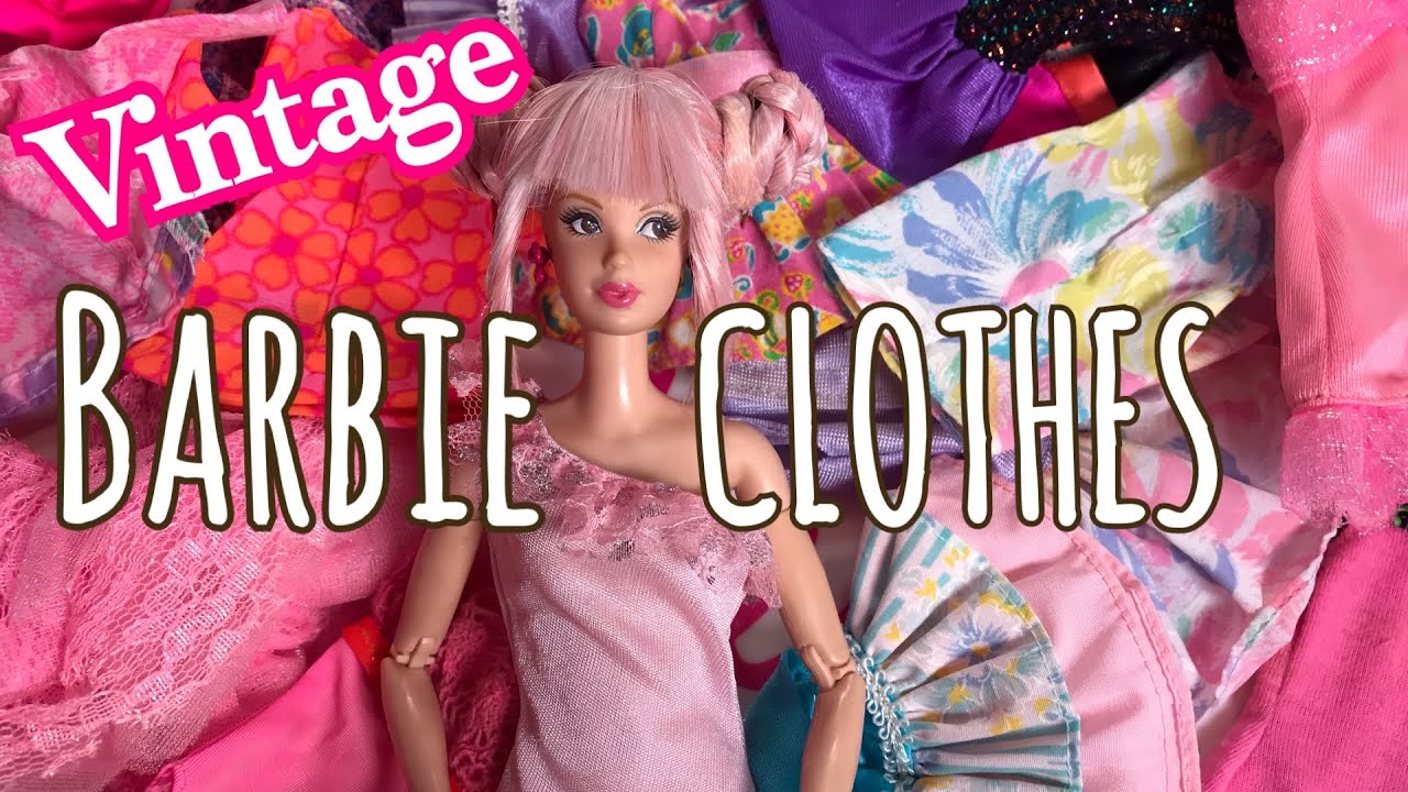 VINTAGE BARBIE CLOTHES! TRY ON MINI-ME!!!