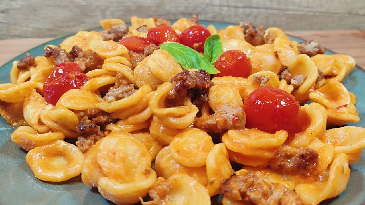 PASTA ALLA POSITANESE - RICETTA PRIMO PIATTO facile e veloce.