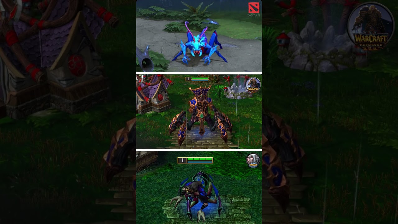 Hero Comparison - Dota 2 vs DotA Reforged vs DotA 1 (Part 1)